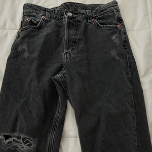black h&m jeans